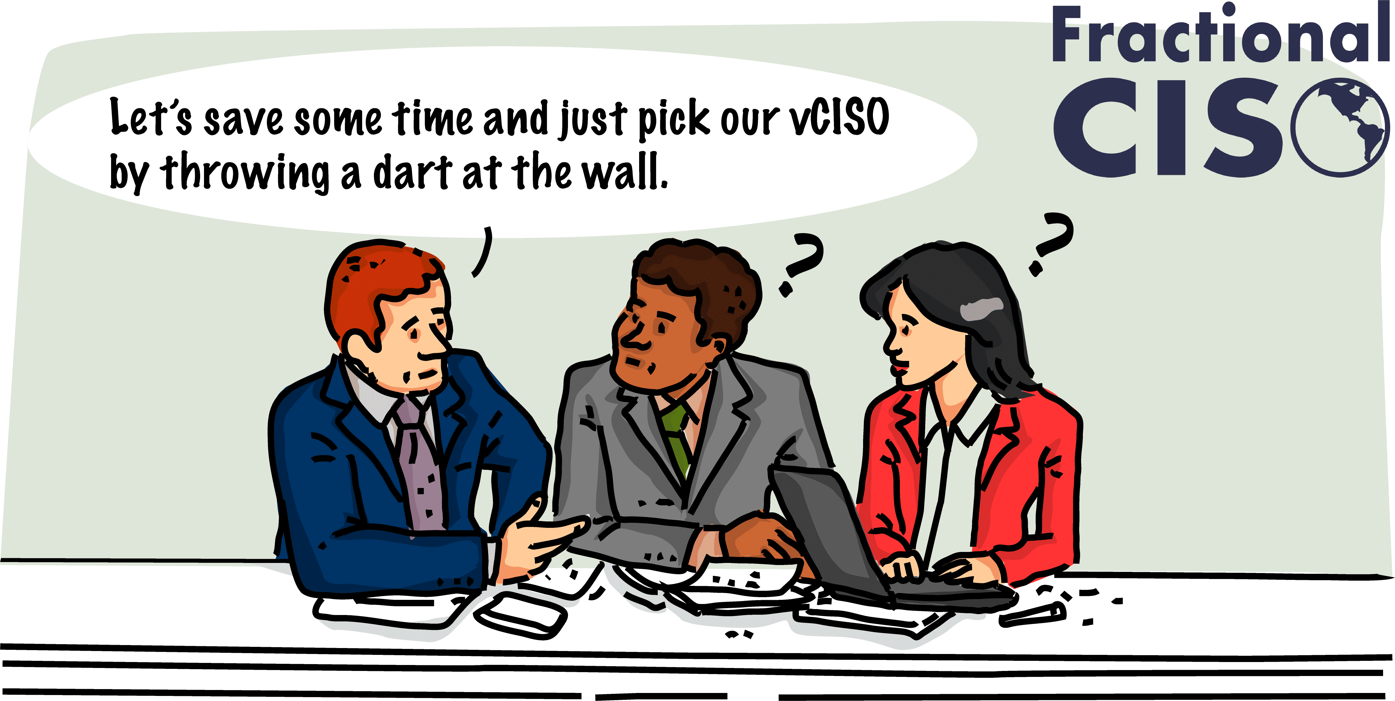 How to not pick a vCISO Provider: throwing a dart at a board