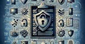 Image of a cybersecurity checklist