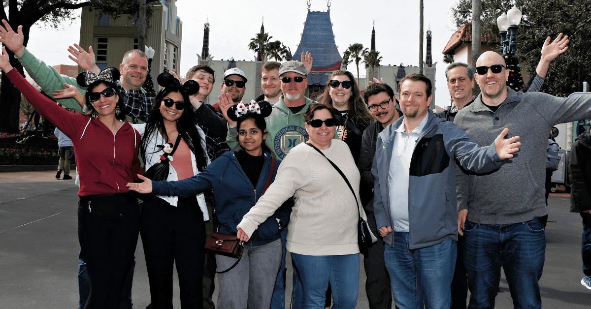 Fractional CISO team enjoying Disney’s Hollywood Studios in January 2025
